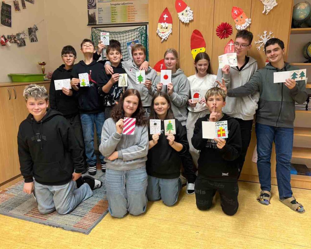 Vánoční tvoření v hodinách angličtiny